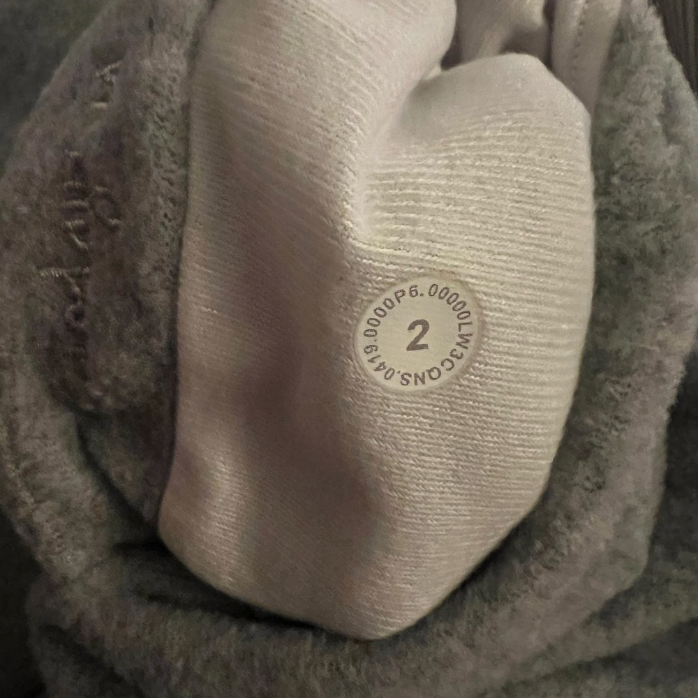 Size 2 Lululemon fleece cowl pullover - Picture 3 of 5